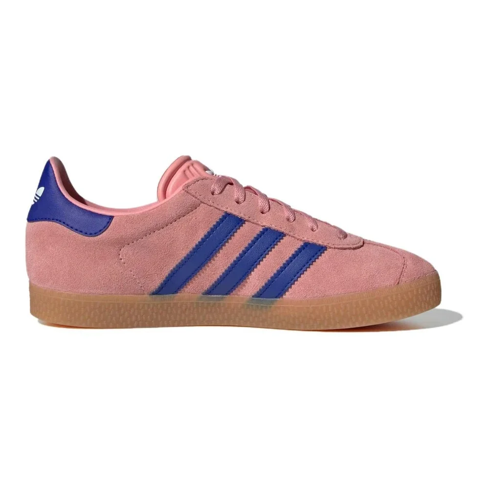 Adidas Gazelle IG9153 Sneakers Girls 5.5 Semi Pink Suede Lifestyle Shoes HAM845
